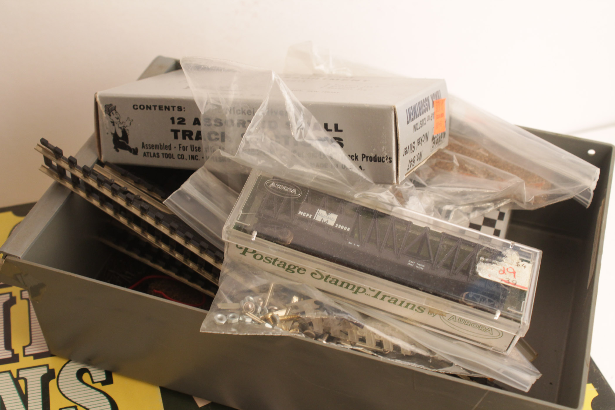 Aurora Postage Stamp Train Set