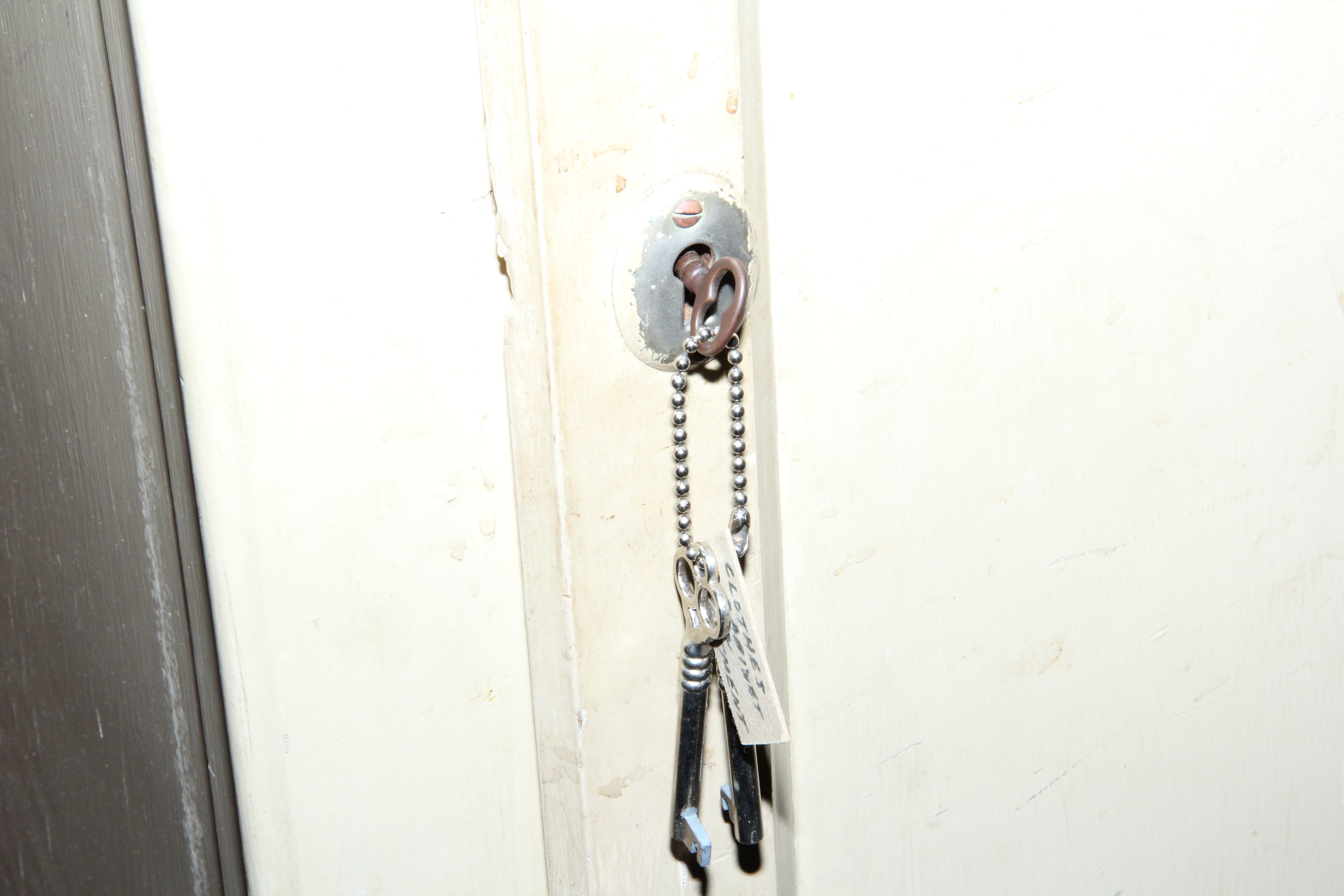 Vintage Painted Pine Wardrobe