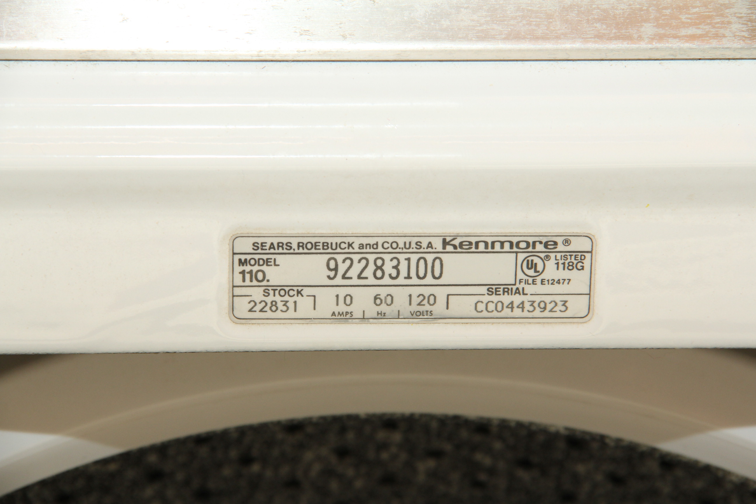 Sears Kenmore Washer