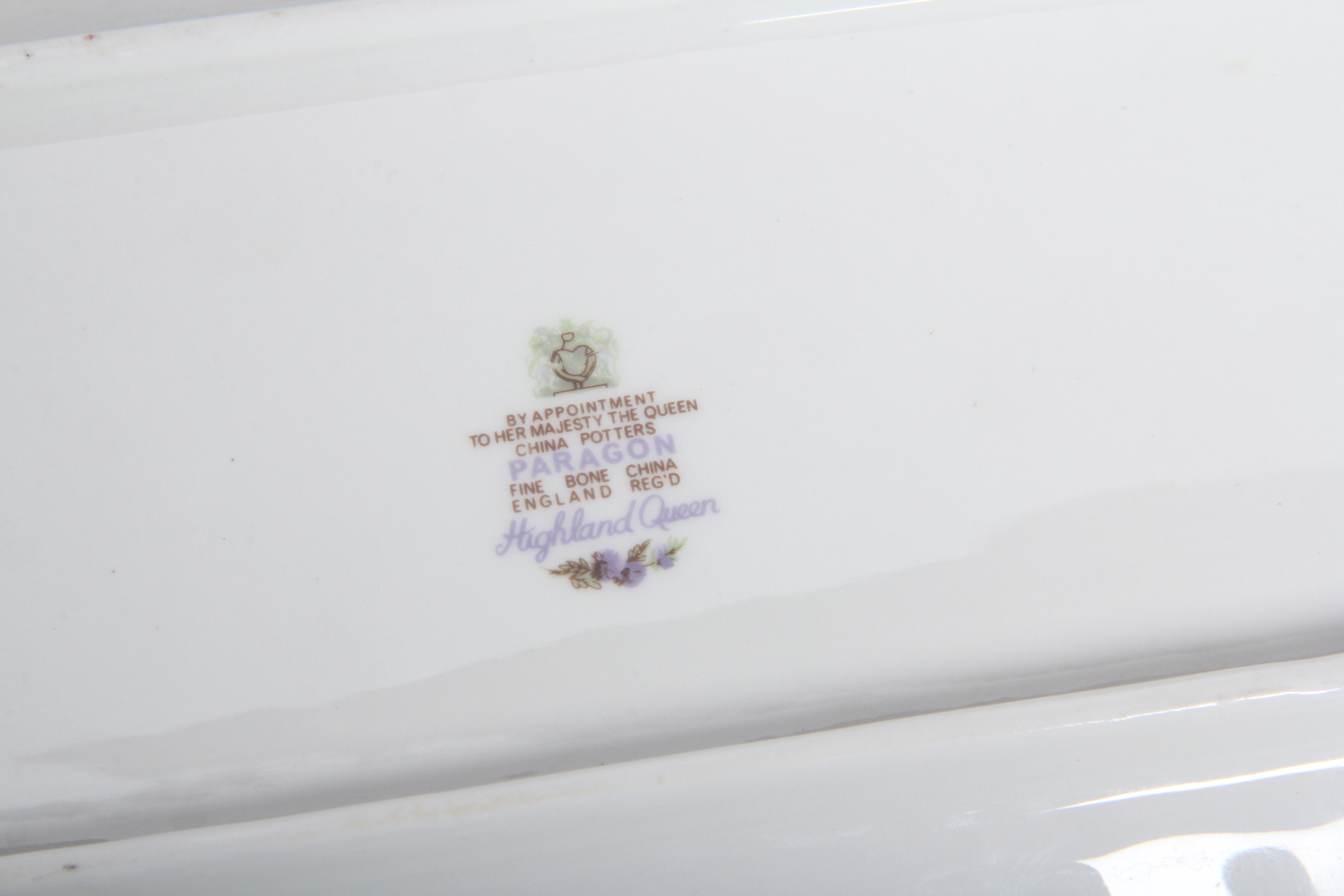 Thistle Motif China and Glass Assortment