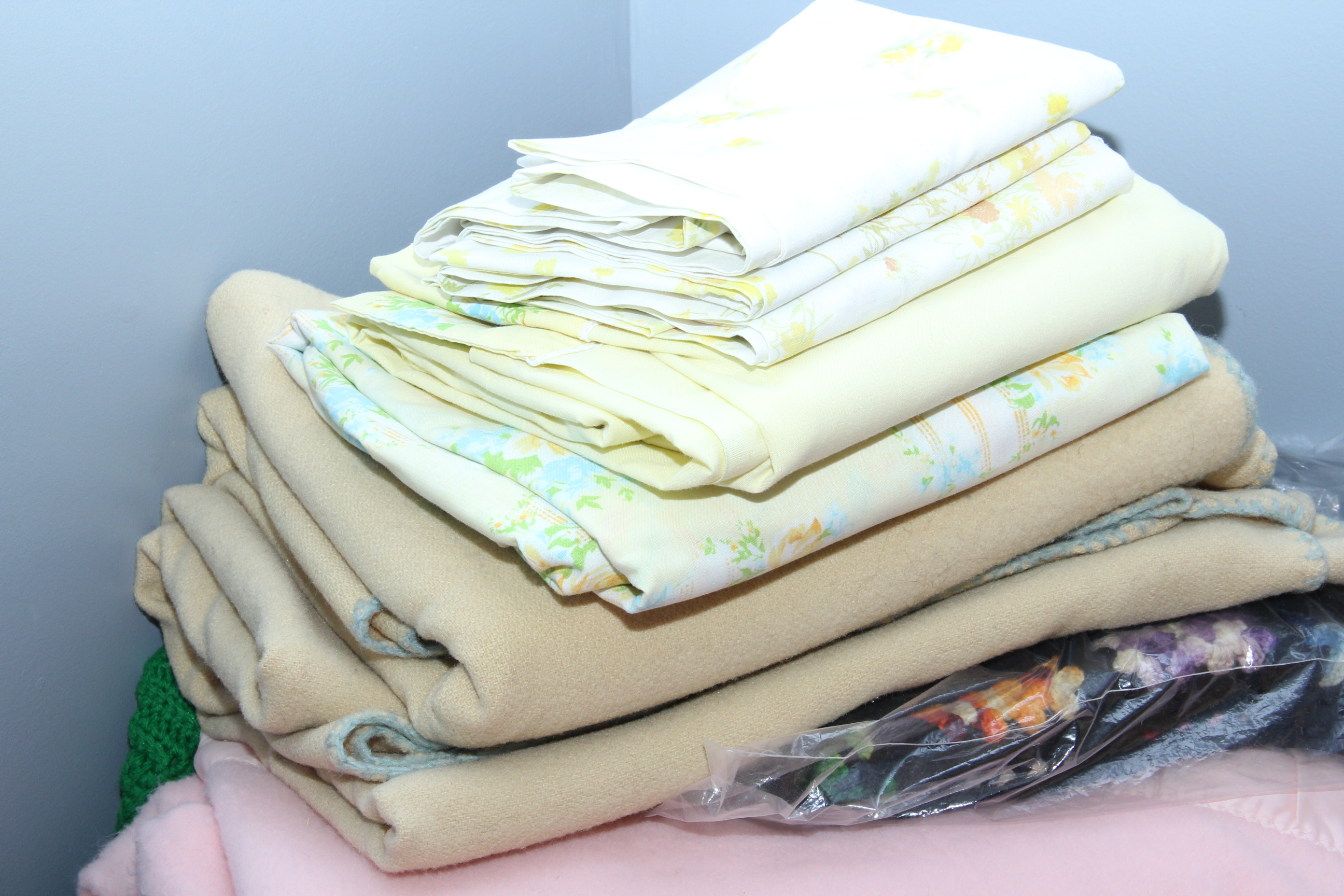 Blankets and Linens Assortment