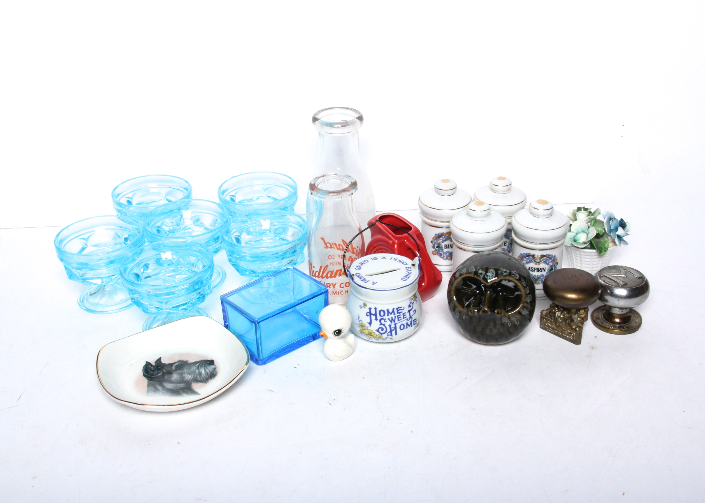 Glassware, China and Metal Discovery Lot
