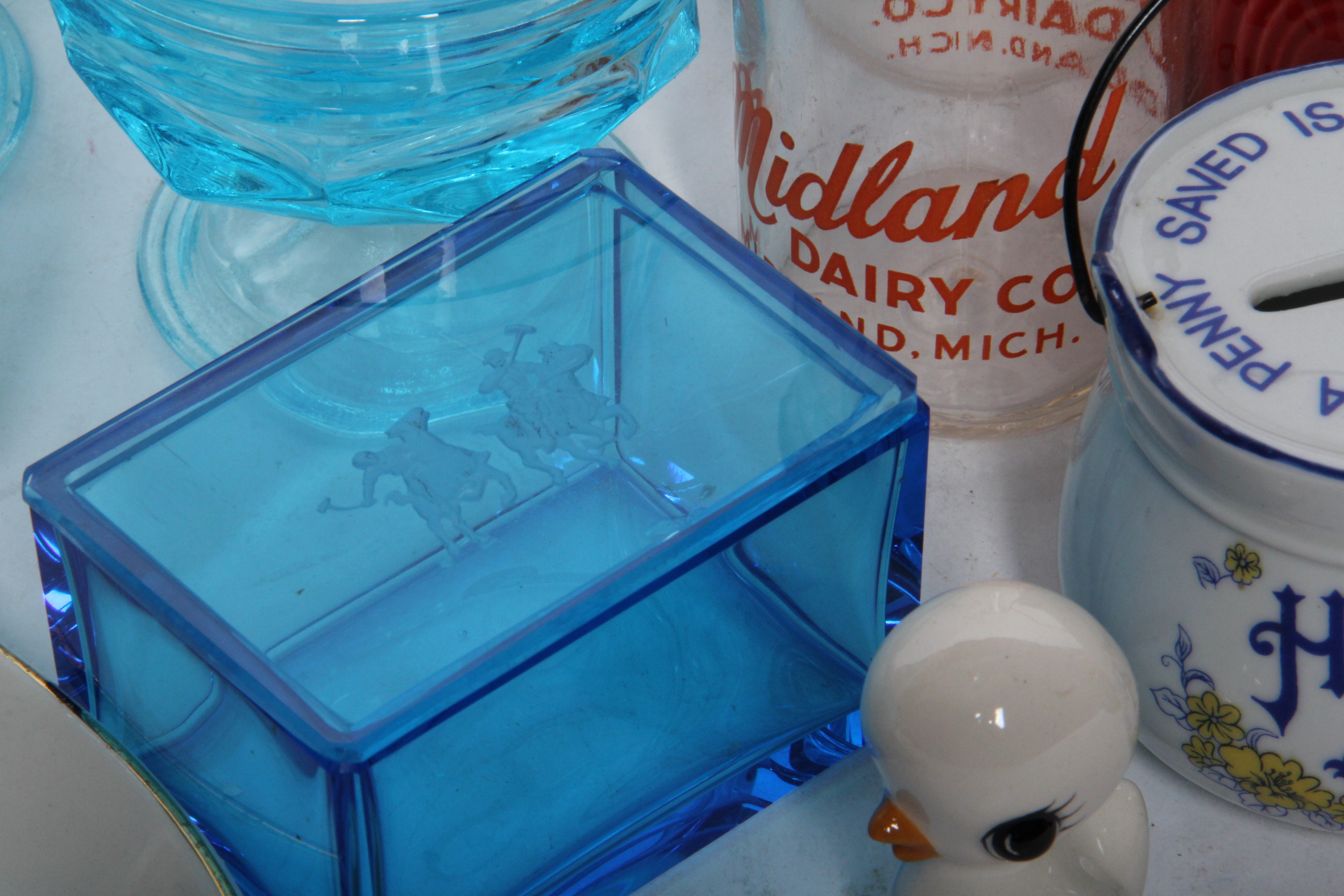 Glassware, China and Metal Discovery Lot