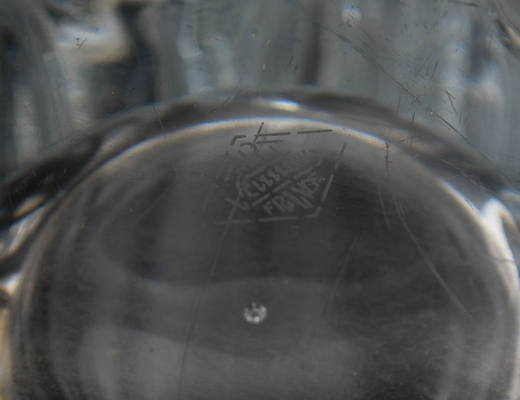 Large Crystal Art Vannes Vase c. 1960