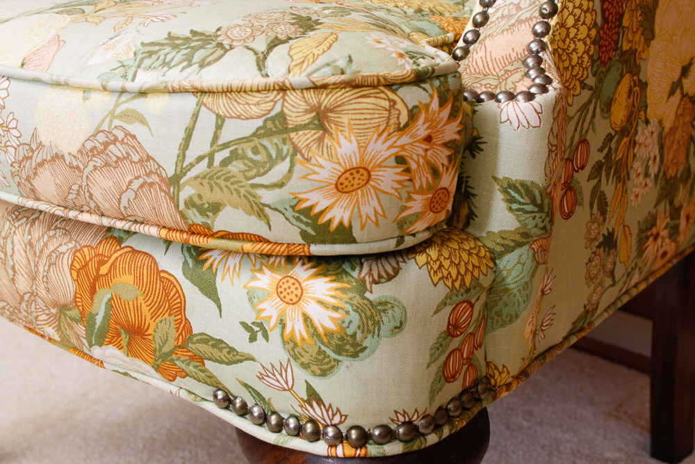 Vintage Wingback Armchair