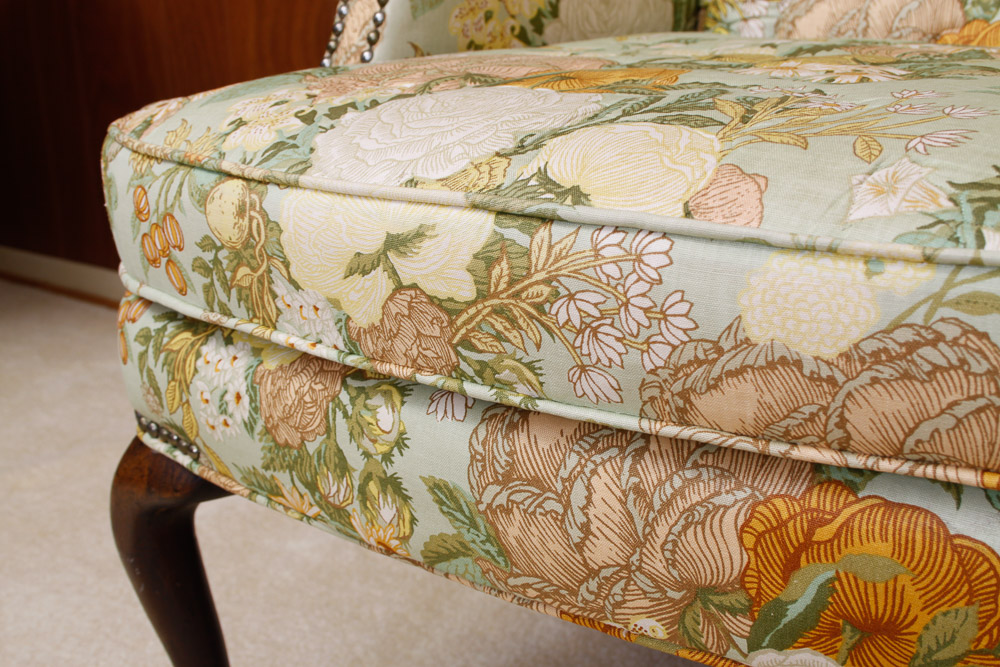 Vintage Wingback Armchair