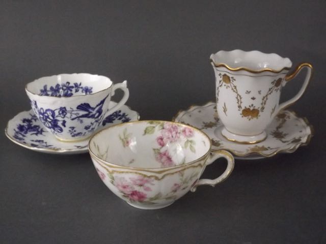 Assortment of Teacups and Saucers
