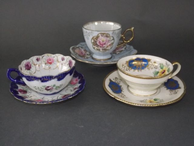 Assortment of Teacups and Saucers