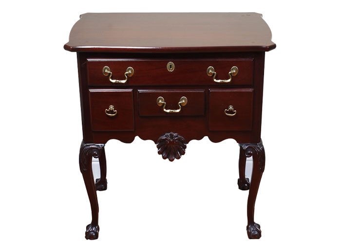 Link-Taylor Mahogany Chippendale Style Nightstand