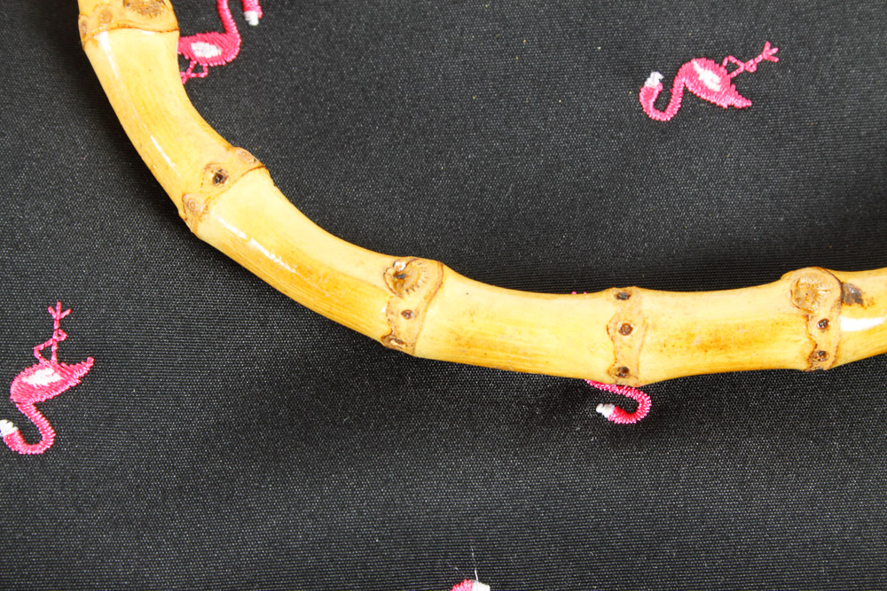 Trio of Wood Handled Handbags