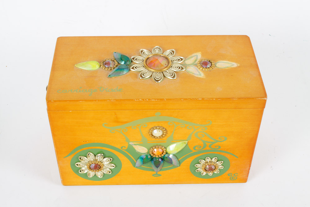 Trio of Wood Handled Handbags