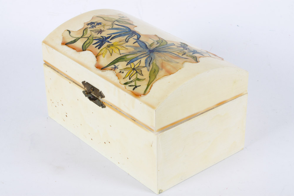 Assorted Costume Jewelry and Box