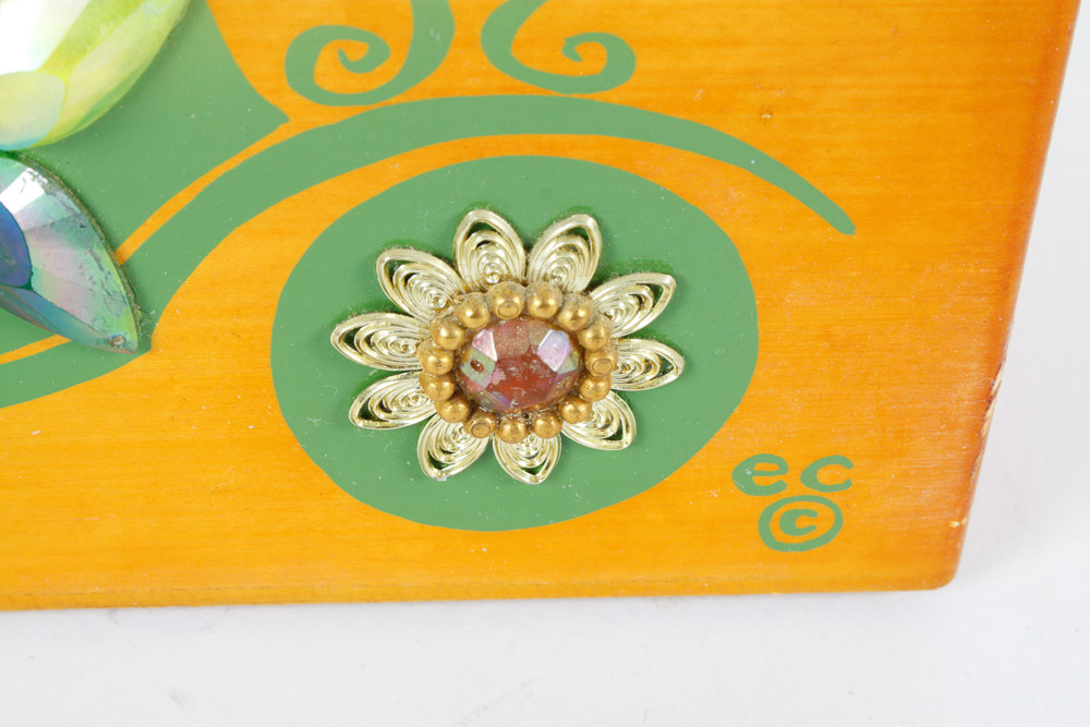 Trio of Wood Handled Handbags