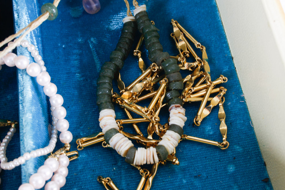 Vintage Costume Jewelry and Box