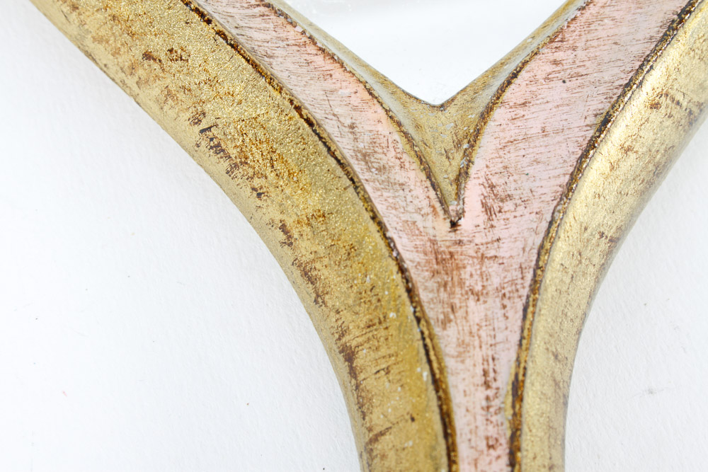 Italian Gesso Box and Hand Mirror