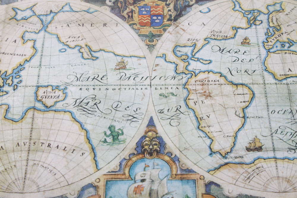 Italian Gesso Box and Hand Mirror