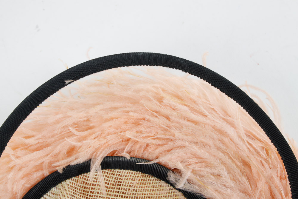 Two Pink Vintage Hats and Hat Box