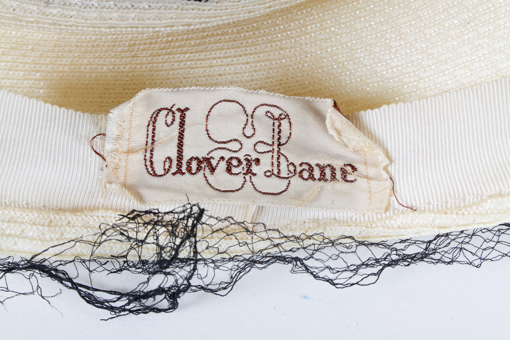 Two Vintage Pill Box Hats and Hat Box