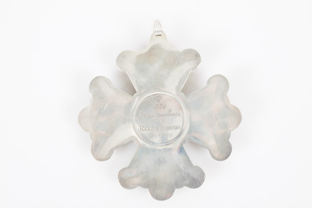 Reed and Barton Christmas Cross and a Bell