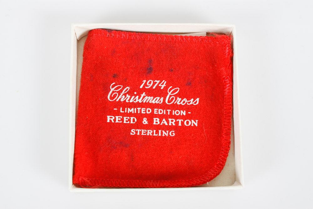 Reed and Barton Christmas Cross and a Bell