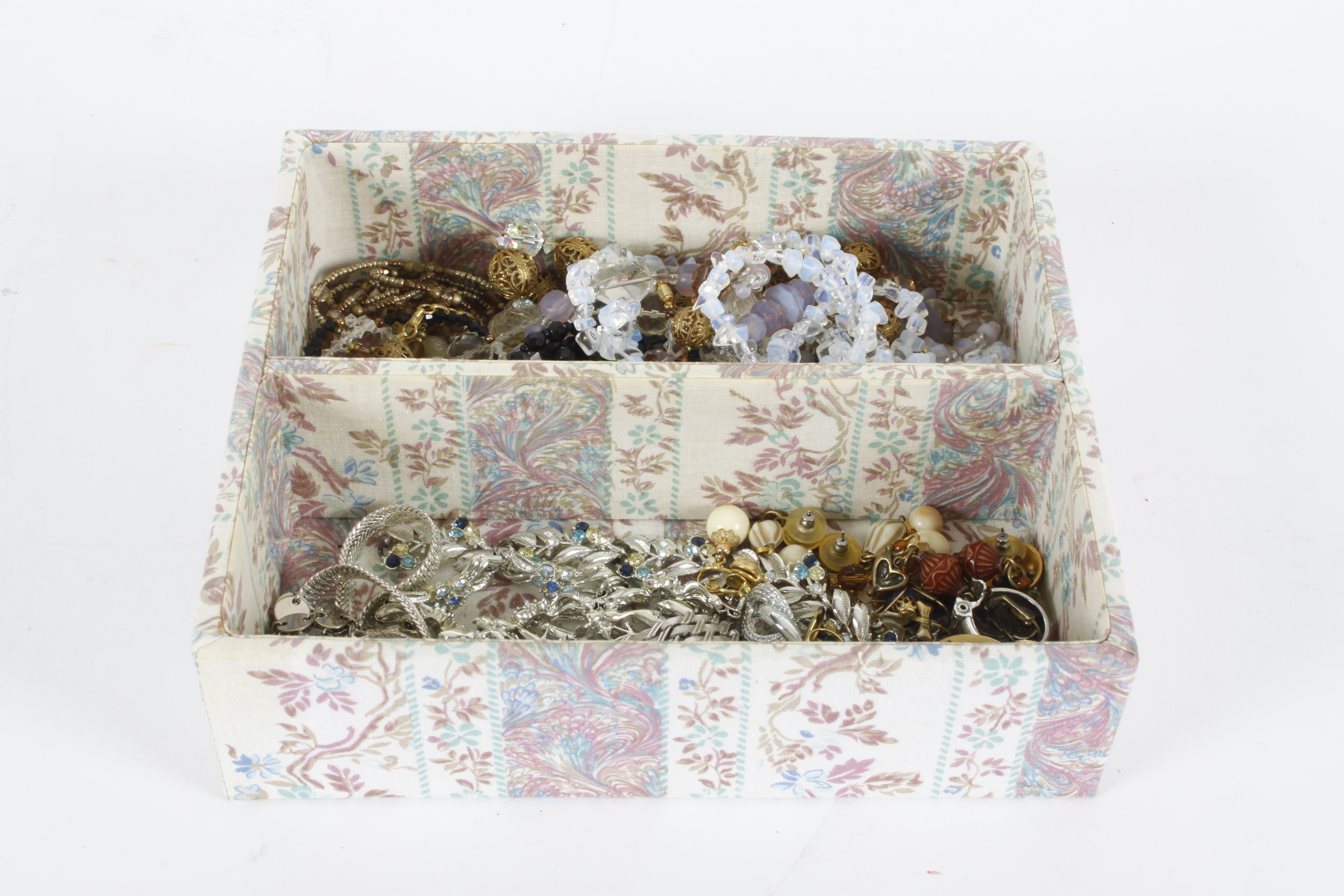 Costume Jewelry and Tray