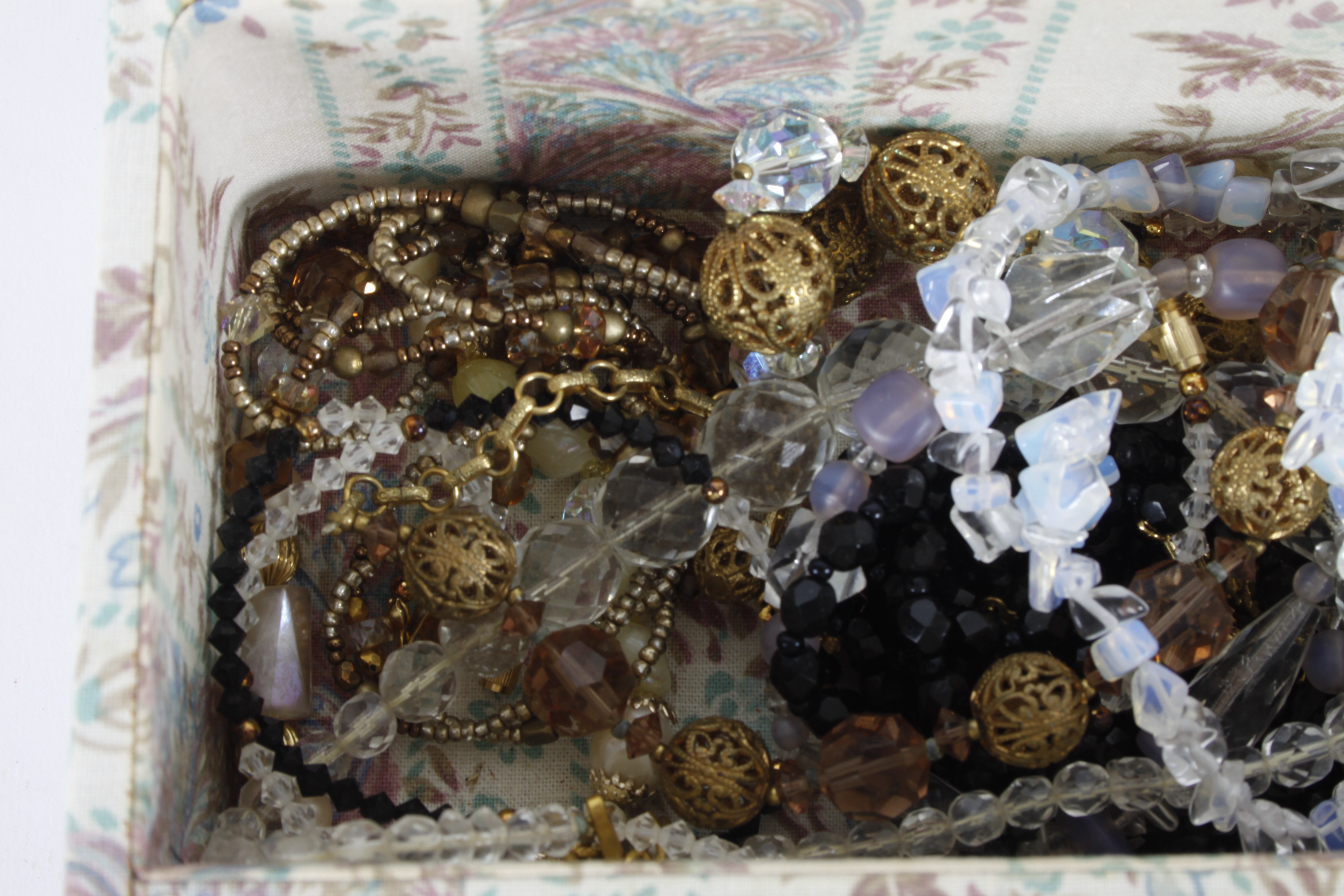Costume Jewelry and Tray