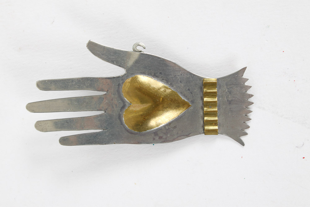 Fashion Heart Necklace and Brooch