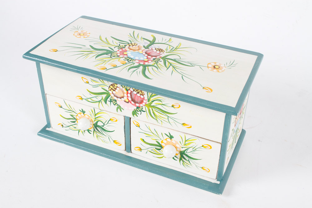 Costume Jewelry and Jewelry Box