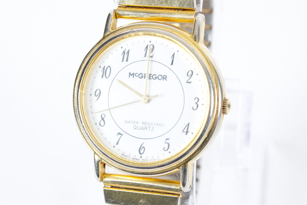 McGregor Gold Tone Watch