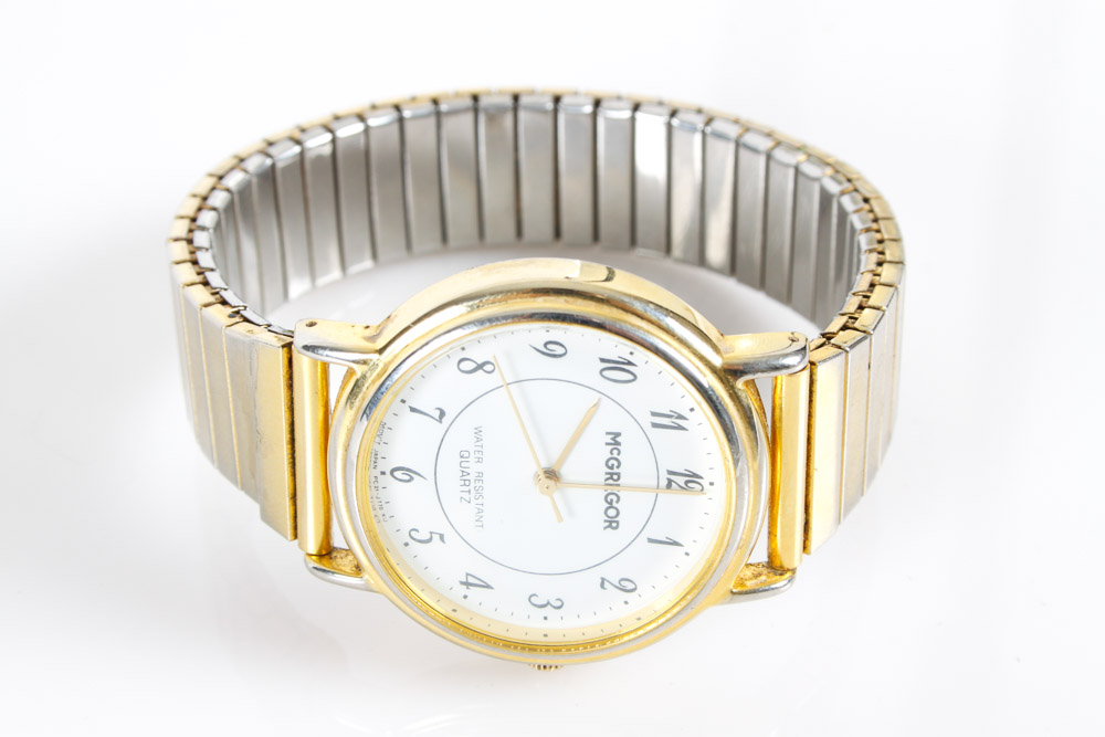 McGregor Gold Tone Watch