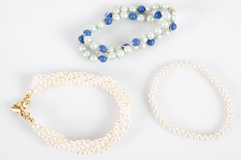 Assorted Faux Pearl and Beads