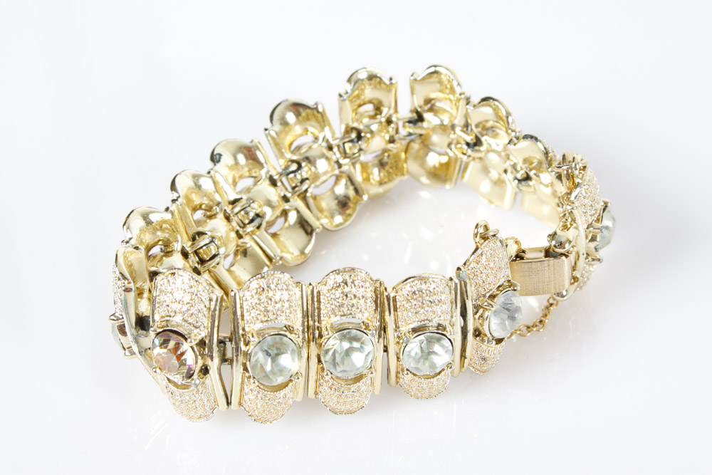 Vintage Costume Jewelry and Box