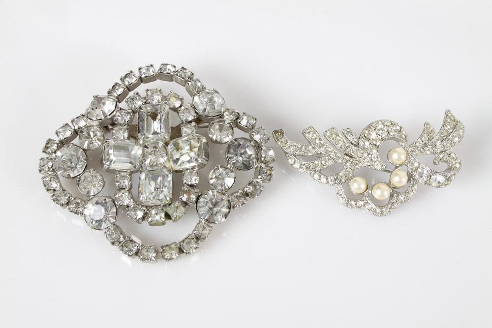 Vintage Costume Jewelry and Box