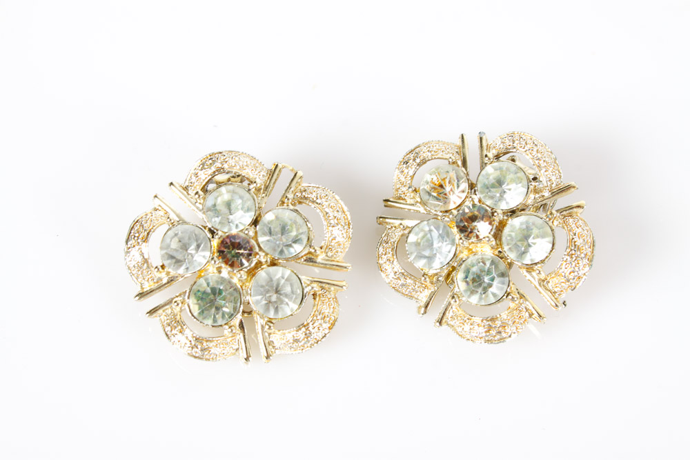 Vintage Costume Jewelry and Box