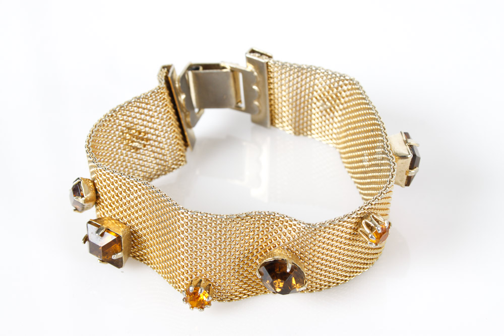 Vintage Costume Jewelry and Box