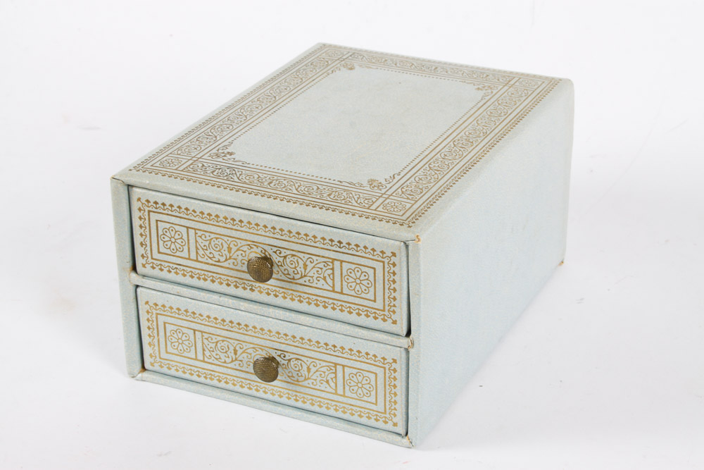 Vintage Costume Jewelry and Box