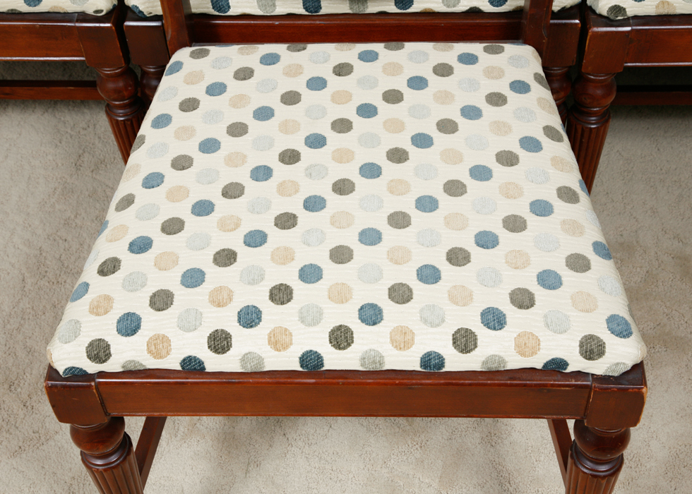 Vintage Thomasville Duncan Phyfe Style Dining Table and Chairs