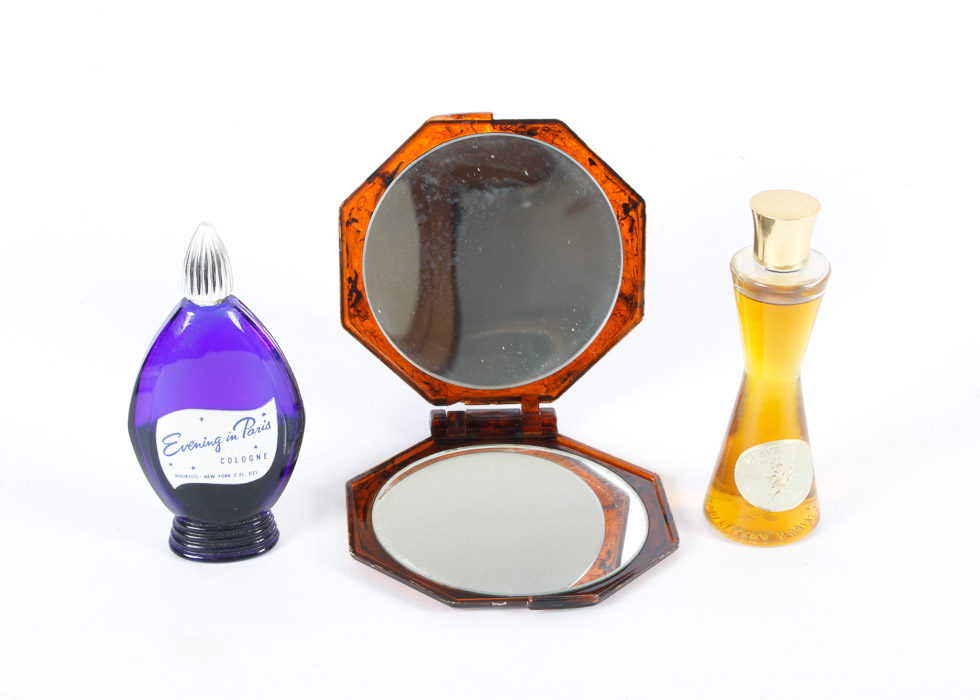 Vintage Perfume and Compact