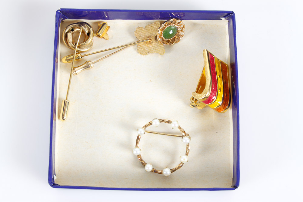 Costume Brooches and Stick Pins