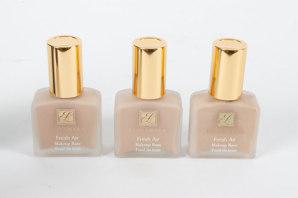 Trio of Estée Lauder Fresh Air Makeup Base