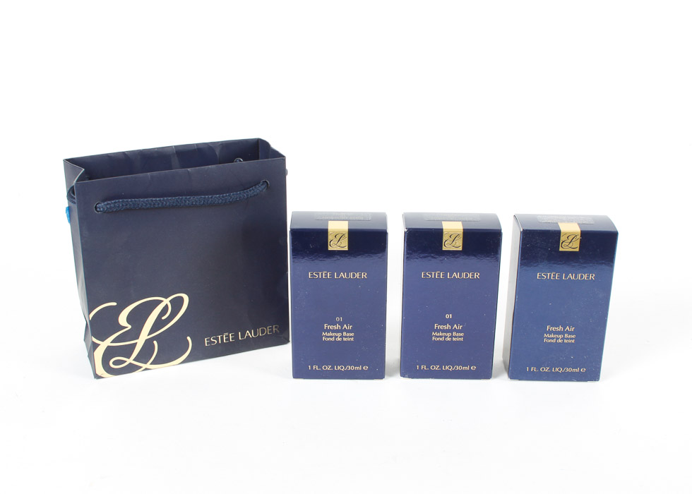 Trio of Estée Lauder Fresh Air Makeup Base