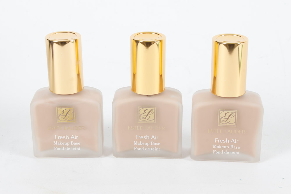 Trio of Estée Lauder Fresh Air Makeup Base