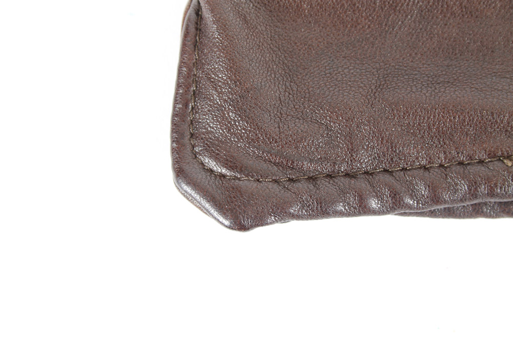 His and Hers Brown Leather Gloves