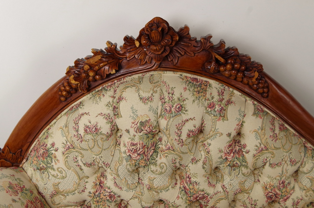 Belter Style Rosewood Settee