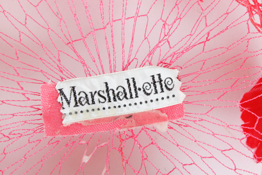 Trio of Vintage Fascinator Hats and Hat Box