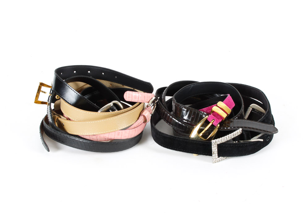 Assorted Thin Waist Belts