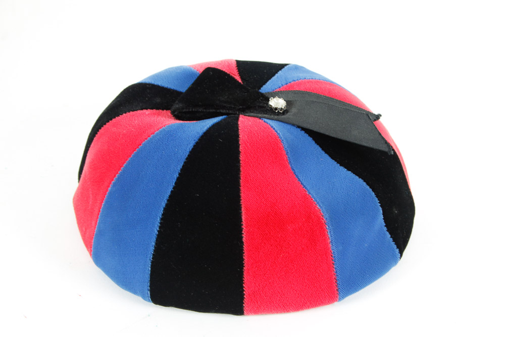 Four Vintage Wool Hats and Hat Box