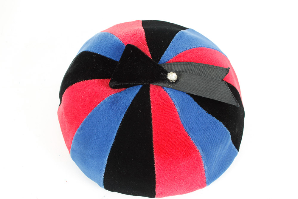 Four Vintage Wool Hats and Hat Box