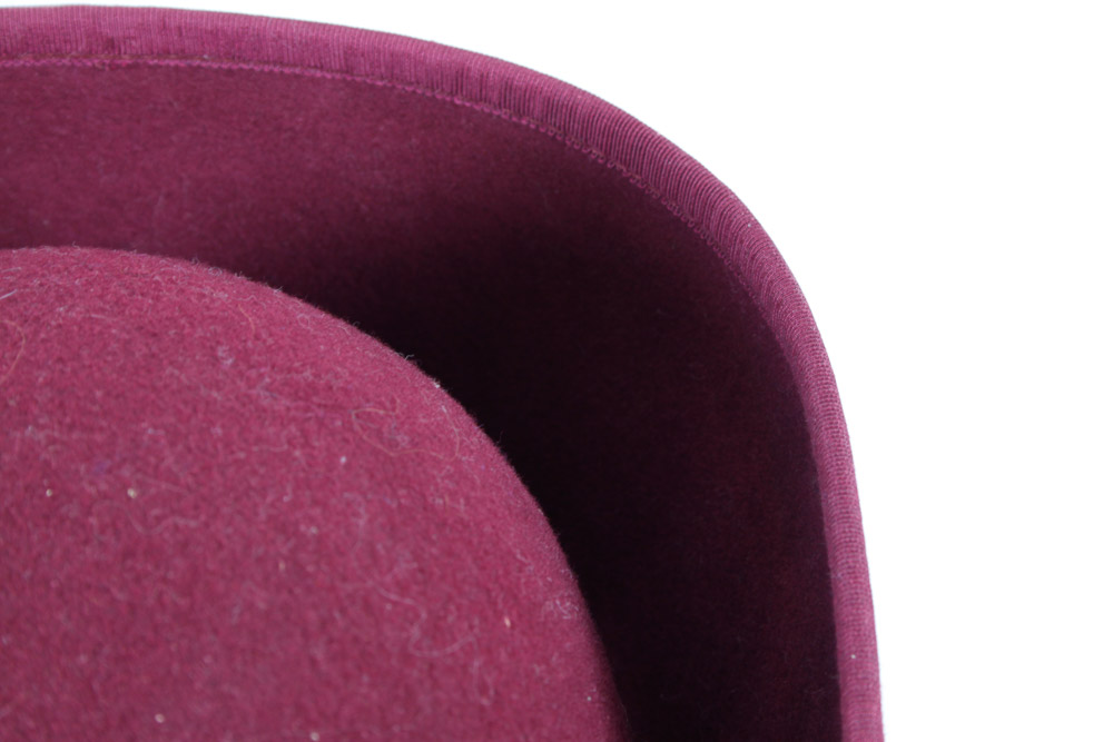 Four Vintage Wool Hats and Hat Box