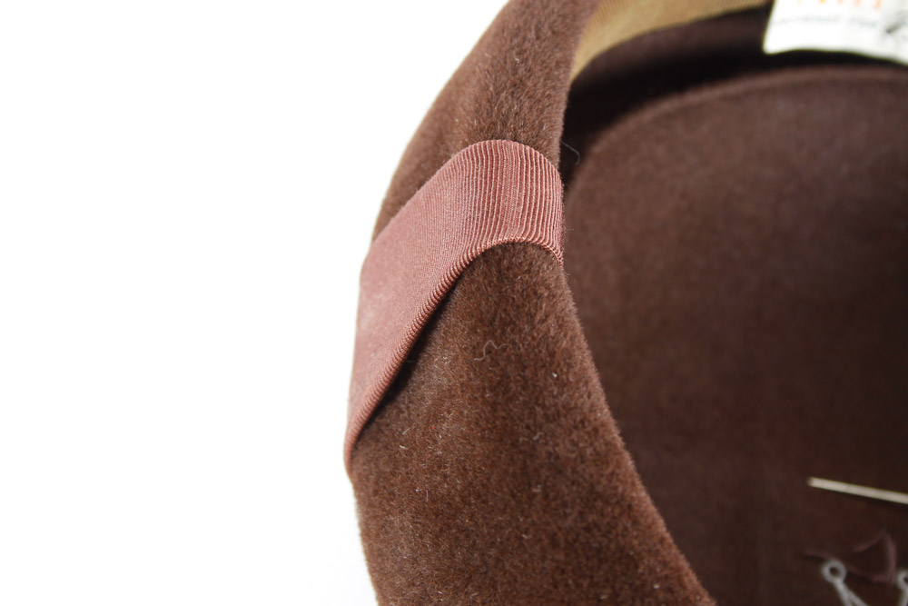 Four Vintage Wool Hats and Hat Box